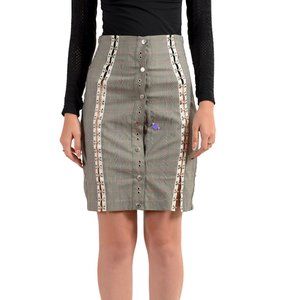 Dolce & Gabbana D&G Women's Plaid Multi-Color Skirt US XS IT 38